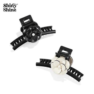 气质山茶花小香风发饰头饰发夹