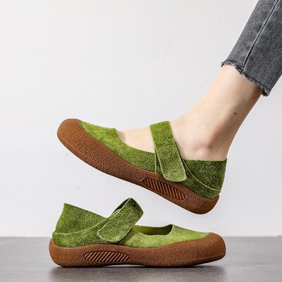 西班牙小众品牌ONGYSL休闲玛丽珍鞋舒适平跟单鞋女软底轻便妈妈鞋