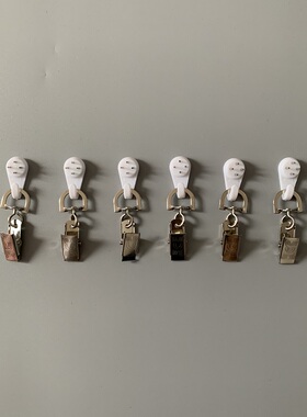 拍照背景布安装工具小铁锤无痕钉挂钩粘钩罗马杆轨道金属窗帘夹子