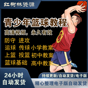 篮球教学视频教程基础训练课程青少年儿童少儿培训教学教案全集