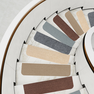 楼梯踏步垫免胶自粘水洗可裁剪室内家用旋转台阶贴专用楼梯防滑垫