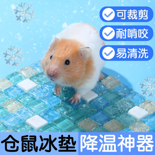 金丝熊仓鼠冰垫夏天降温神器凉垫