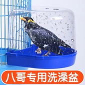八哥鹦鹉洗澡盆虎皮牡丹玄凤鸟专用洗澡神器特大号内挂外置洗澡盒