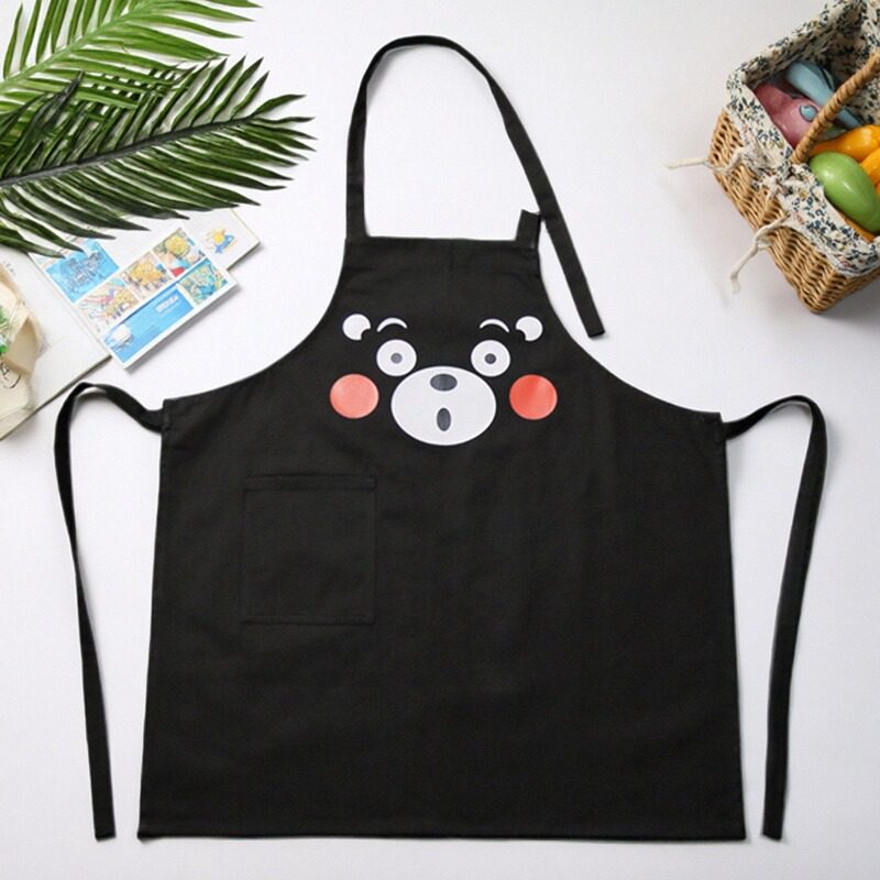 熊本熊全棉帆布防污防泼水围裙厨房韩版可爱情侣卡通家务服围兜,家庭/个人清洁工具,围裙,淘宝优惠券,粉丝福利购,淘宝优惠卷