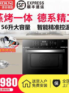 新款BK-56C 蒸烤箱二合一家用蒸汽炉电蒸箱一体机