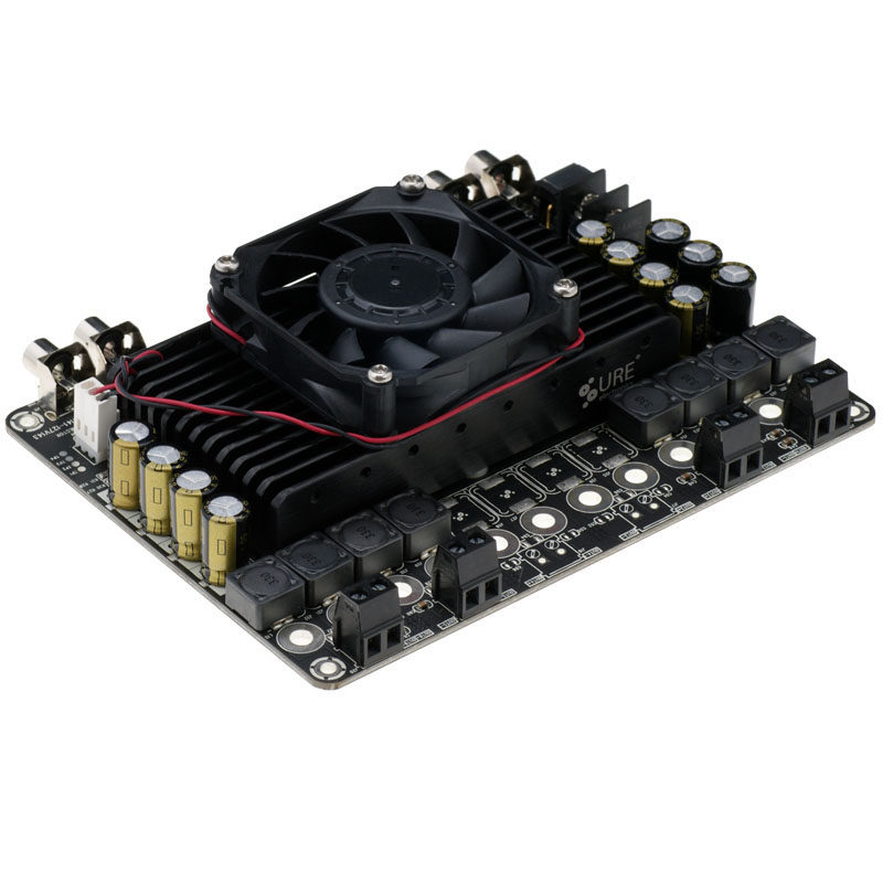 SURE四通道100W车载HIFI音响改装D类TDA7498功放板消防灾害广播