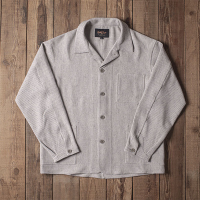 DoubleSeam古巴领亚麻透气衬衫