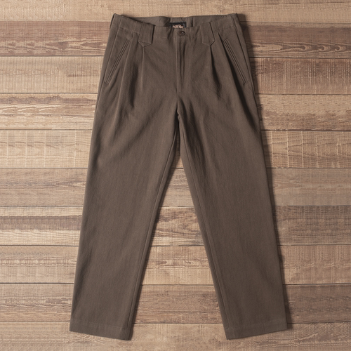 Double Seam 重磅450克复古休闲裤宽松长裤纯棉斜纹vintage工装裤