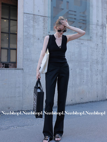 NeedShop1显瘦微喇长裤