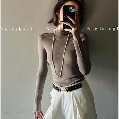 NeedShop1三醋酸无缝一体打底衫