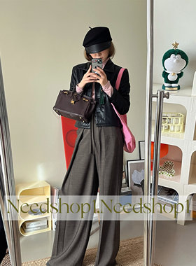 NeedShop1加棉欧美风皮棉服
