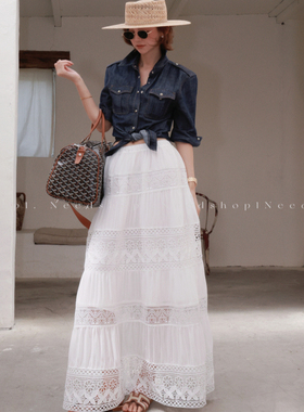 NeedShop1 夏季新款藏蓝色简约收腰修身显瘦柔软牛仔衬衫半袖