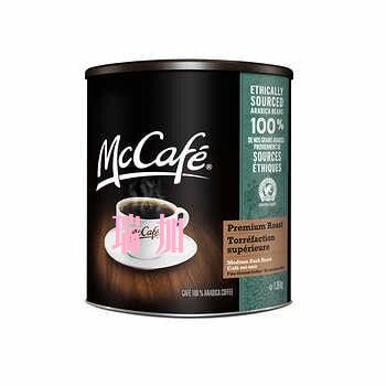 包邮加拿大McCafe阿拉比卡细磨咖啡粉中深度烘焙1.36KG滤煮咖啡