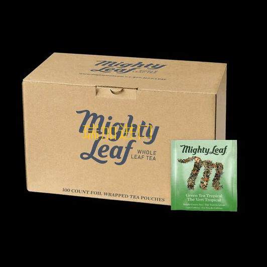 包邮加拿大Mighty leaf美泰有-机热带菠萝水果绿茶100包/箱付定金
