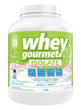 包加拿大邮Whey Isolate乳清分离高含量草饲牛蛋白粉2KG香草味