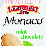 新品包加拿大邮非凡农庄Monaco薄荷巧克力曲奇198克*2包多种口味