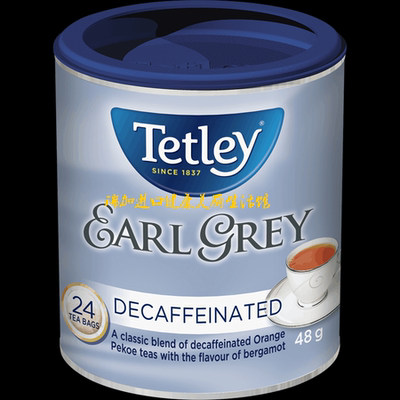TETLEY泰勒伯爵红茶无咖啡因