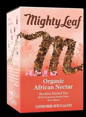 现货包邮加拿大Mighty leaf美泰有-机非洲花蜜茶不含咖啡因15茶包