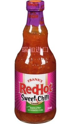 包邮加拿大FRANK'S REDHOT SWEET CHILI泰国甜辣蘸酱腌料354ML