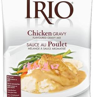 包邮加拿大Trio Chicken GRAVY鸡肉禽类酱汁混合粉637g低脂多口味