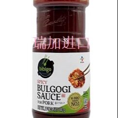 包邮加拿大CJ BIBIGO bulgogi韩式辣味猪肉烤肉酱840克多种口味