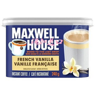 新品包邮加拿大Maxwell House麦斯威尔法式香草味速溶咖啡粉240克