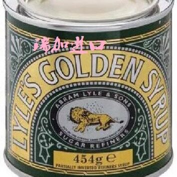包邮加拿大Tate & Lyle枫叶枫树纯枫糖浆补锌铁罐金色糖浆454克