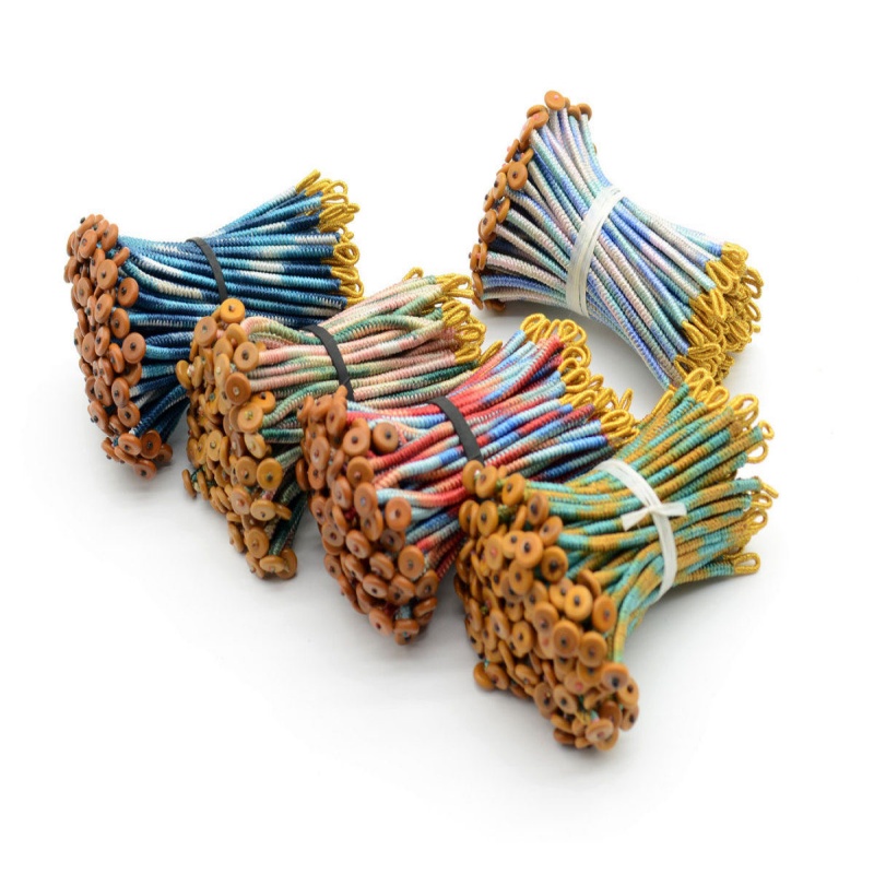 diy手工编金刚结渐变色钥匙扣