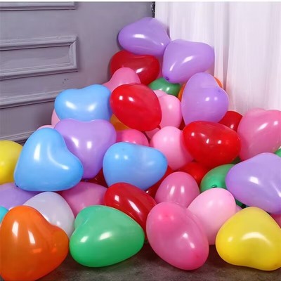 爱心气球生日派对婚房装饰包邮