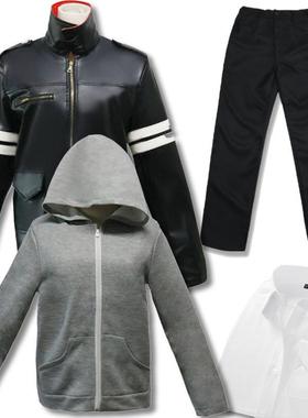 虐杀cosplay原型原形A哥夹克皮衣外套卫衣PROTOTYPE游戏服装 全套