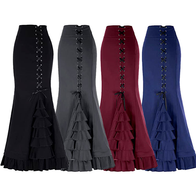 中世纪蒸汽朋克美人cos服鱼裙子