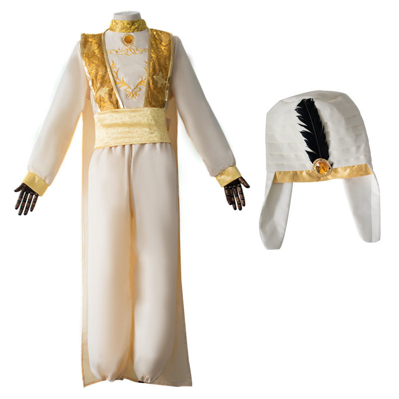 万圣节一千零c一夜阿拉cosplay神灯阿拉丁动漫表演服装帽子全套装