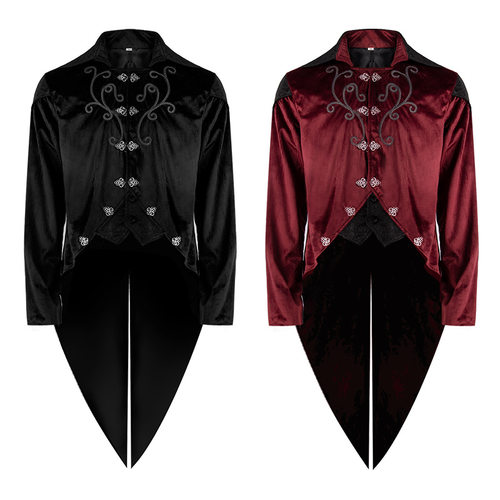 万圣节燕尾服中世纪复古cos服装