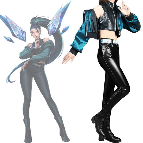 LOL英雄cos联盟服阿狸卡莎cos服
