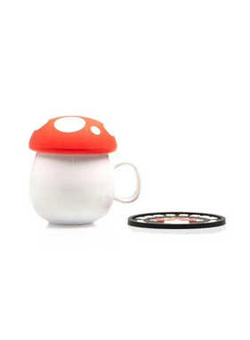 新衣城 mashroom 蘑菇杯盖硅胶防尘马克杯水杯子陶瓷咖啡杯茶杯