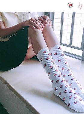 新衣城 MASHROOM Pixel Socks 像素蘑菇透气运动中高筒袜潮牌袜子