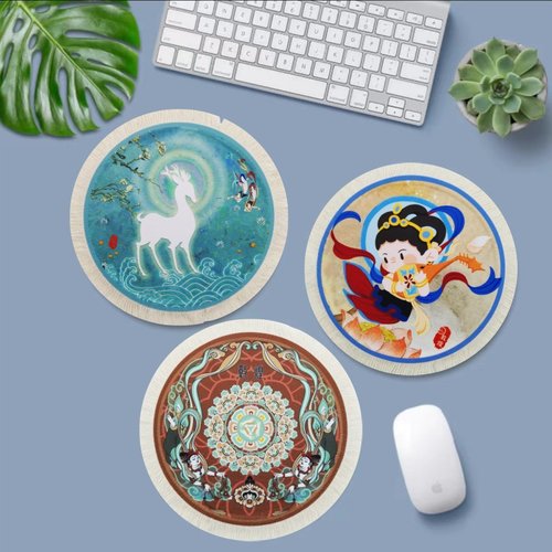 敦煌壁画九色鹿鼠标垫纪念礼品