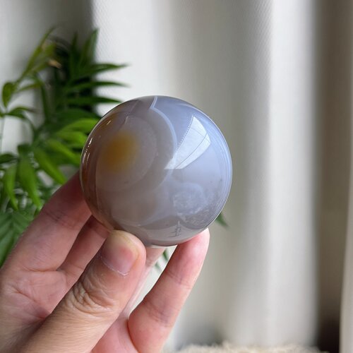 6天然玛瑙球摆件56mm241g