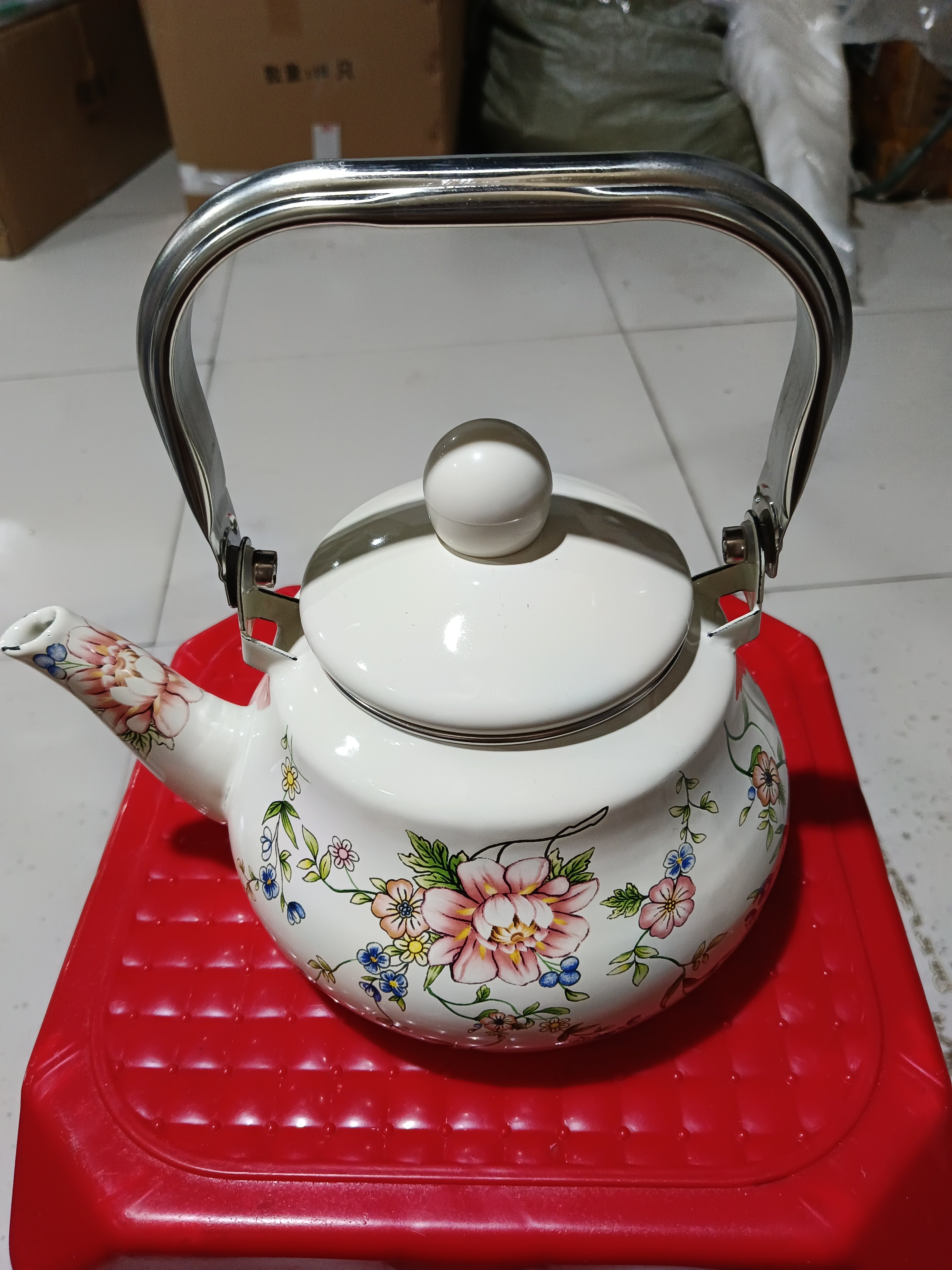 1.5升搪瓷配套水壶瑕疵处理花色颜色随机发明火燃气电磁炉通用,厨房/烹饪用具,汤锅/汤桶/卤肉桶,淘宝优惠券,粉丝福利购,淘宝优惠卷