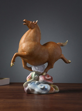 西安文创黄铜飞马摆件纪念礼品