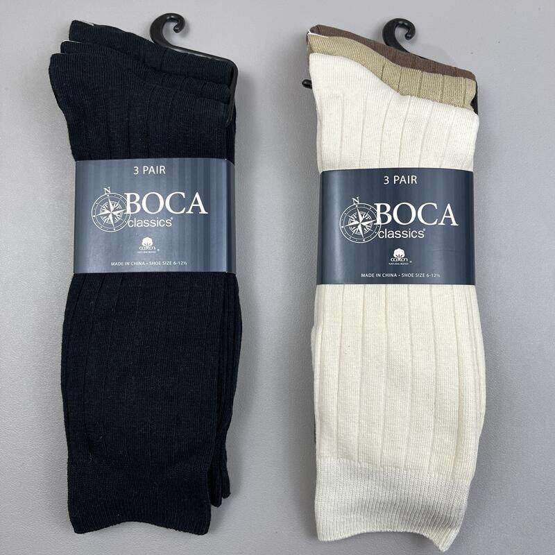 外贸出口原单男士商务四季棉袜子