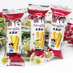康仔米果酥蛋黄夹心卷800克老式休闲粗粮儿童怀旧童年米果棒零食