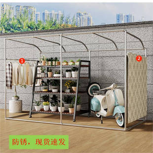 镀锌钢管防锈户外晾衣架葡萄架花架爬藤架遮阳架瓜果架车棚保温棚