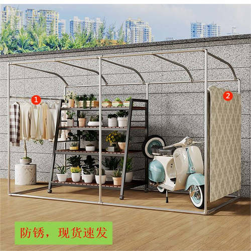 镀锌钢管防锈户外晾衣架葡萄架花架爬藤架遮阳架瓜果架车棚保温棚