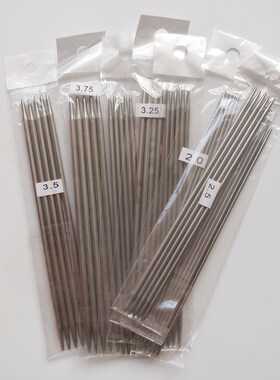 14cm玩偶袜子手工毛衣针