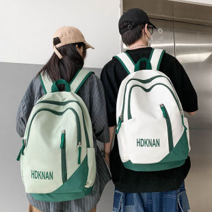 书包女简约ins大容量双肩包 百搭初中高中学生上课背包潮通勤包