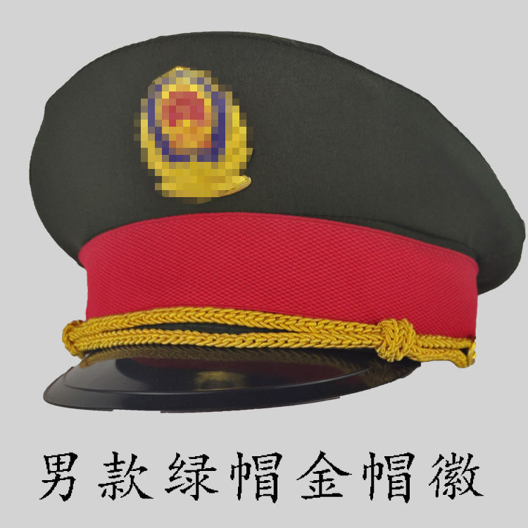 儿童警察帽幼儿园舞台表演帽男女童小交警大檐帽中小学生演出帽子