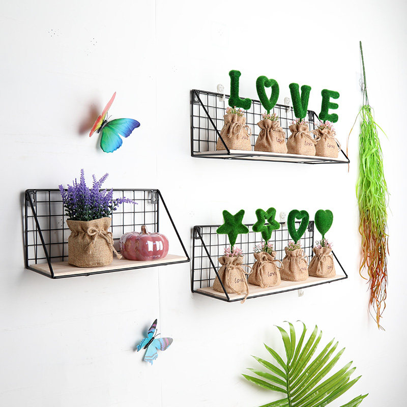 现代创意简约铁艺置物架墙面壁挂收纳花架室内卧室装饰挂件免打孔|ruв категории Домашний быт, роспись - от Buy2taobao.com для оказания профессиональной услуги покупки агента Taobao