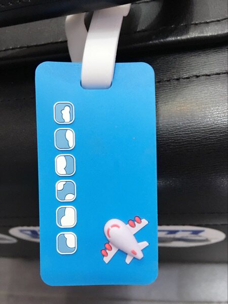 小飞机卡通版行李牌 飞行箱吊牌拉杆箱箱包配件 三色特价秒杀12元