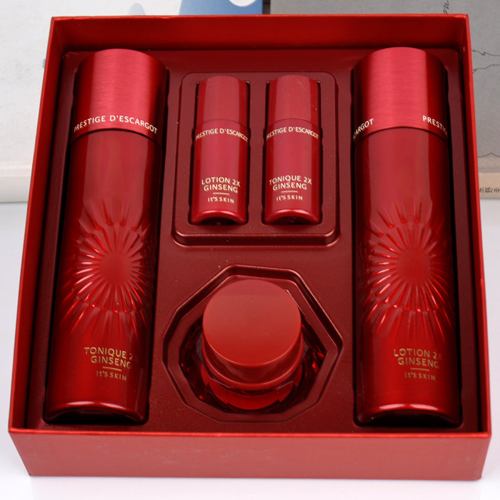 韩国正品伊思it`s skin红参蜗牛套盒爽肤水乳液套装保湿提亮淡纹